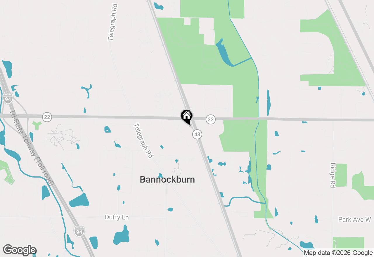 Map of 3 Dunsinane Lane, Bannockburn, IL 60015