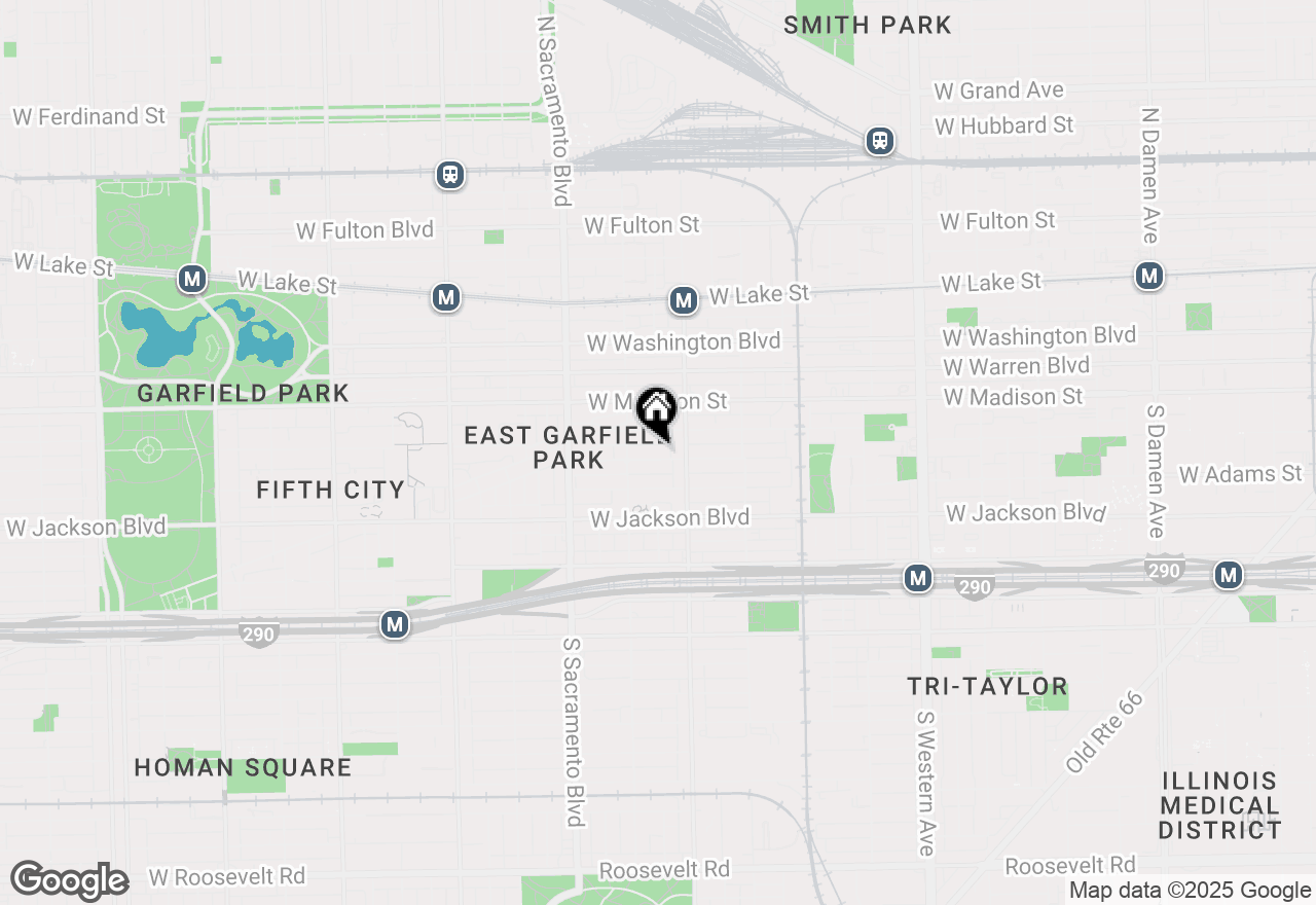 Map of 2828 W Wilcox Street, Chicago, IL 60612