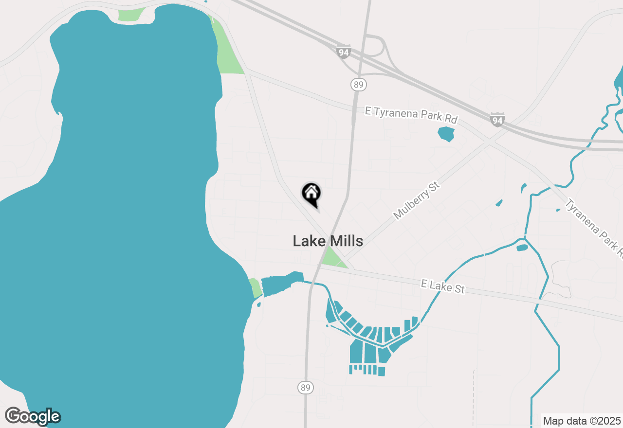 Map of 412 W Madison Street, Lake Mills, WI 53551