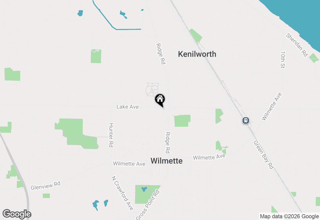 Map of 1925 Lake Avenue #104, Wilmette, IL 60091