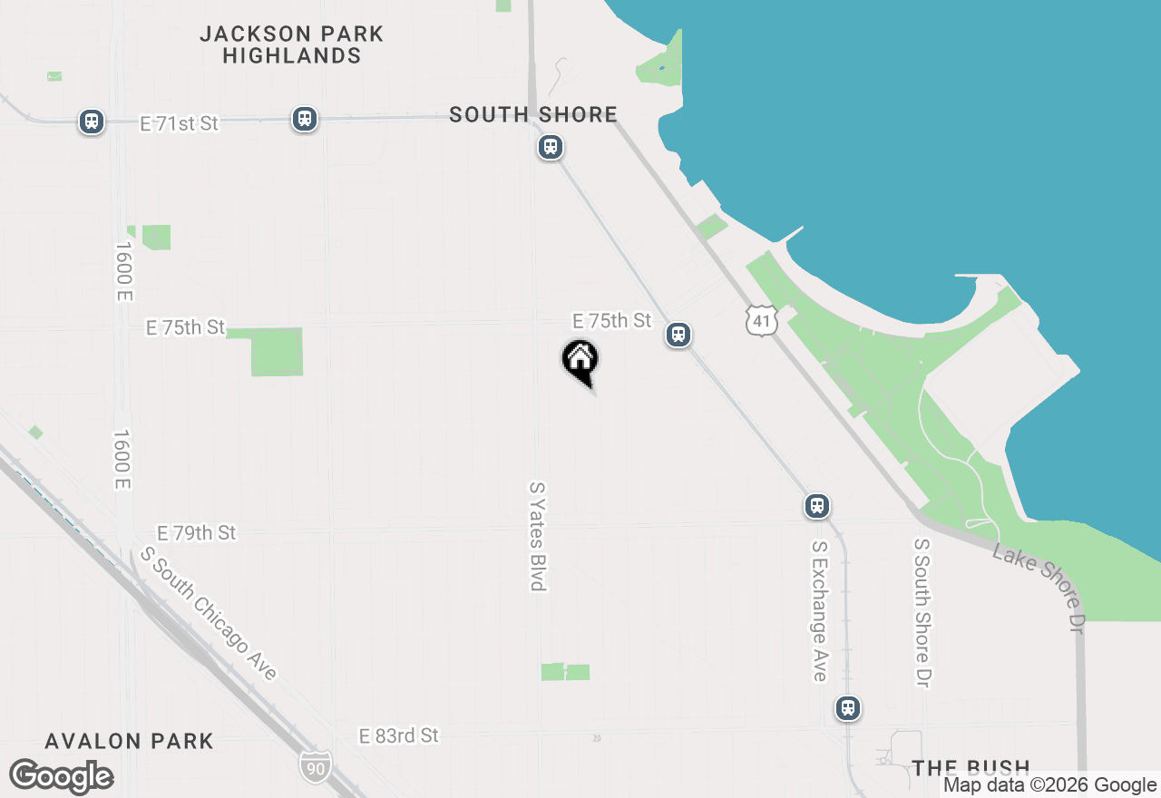 Map of 7628 S Essex Avenue #1N, Chicago, IL 60649