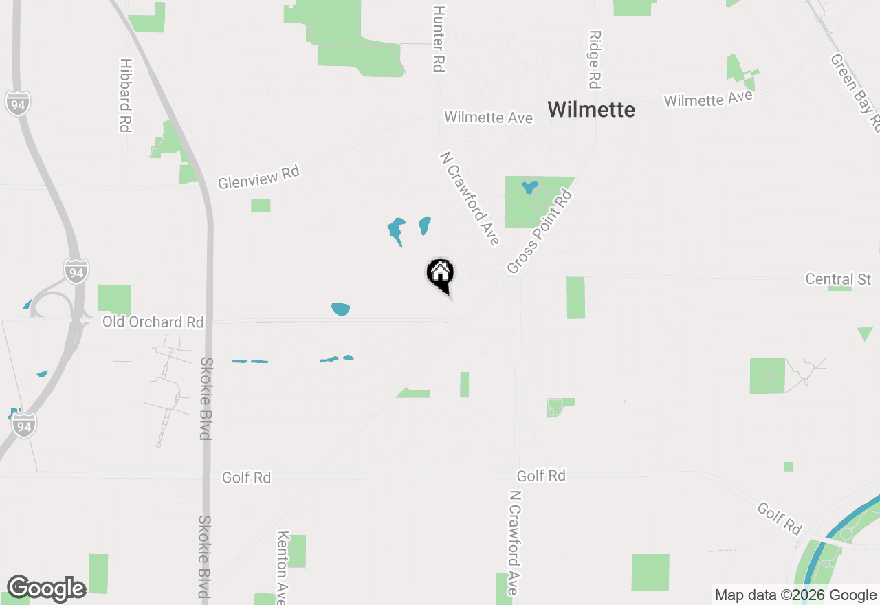 Map of 2525 Greeley Avenue, Evanston, IL 60201