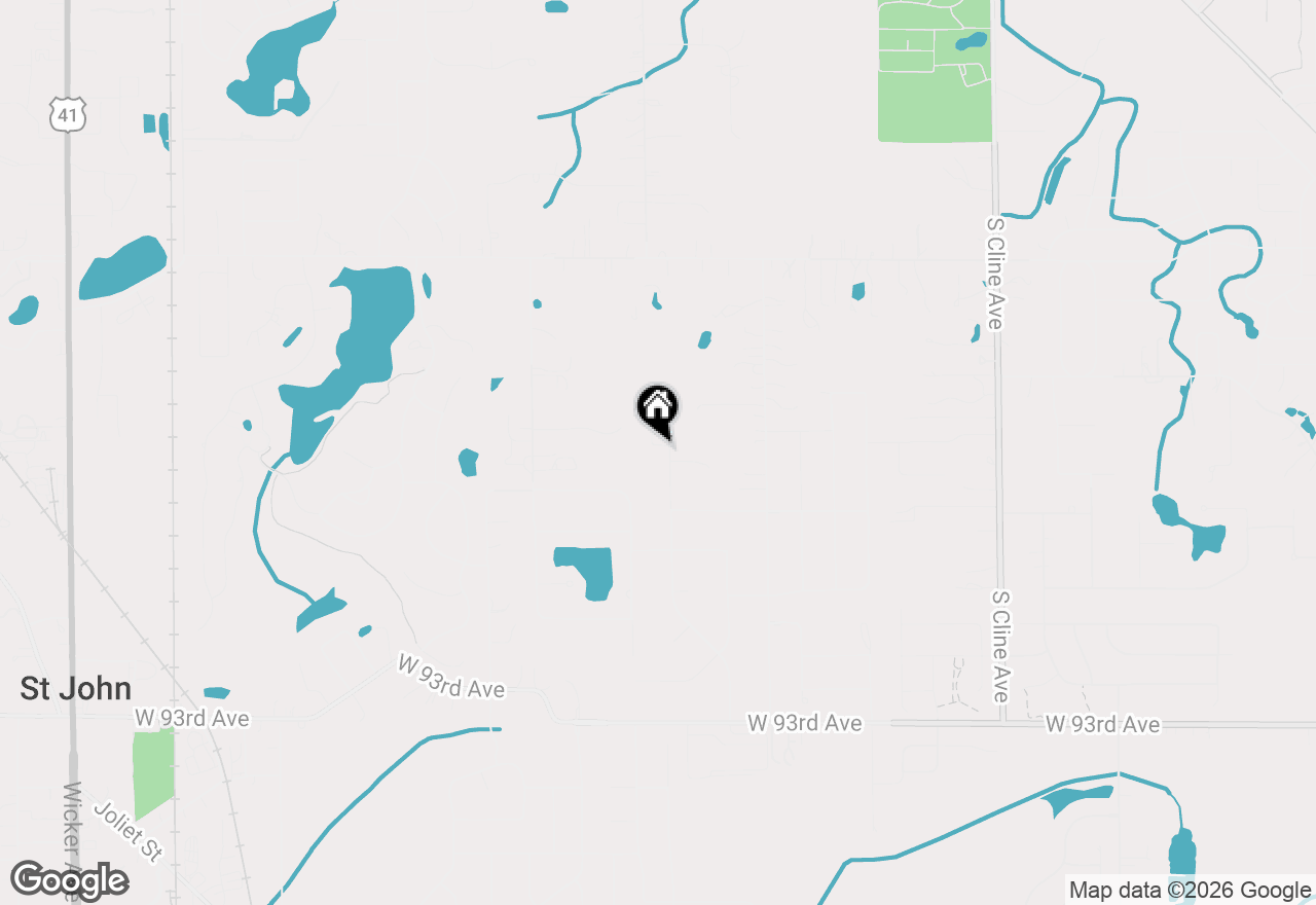 Map of 8826 Schafer Drive, St. John, IN 46373