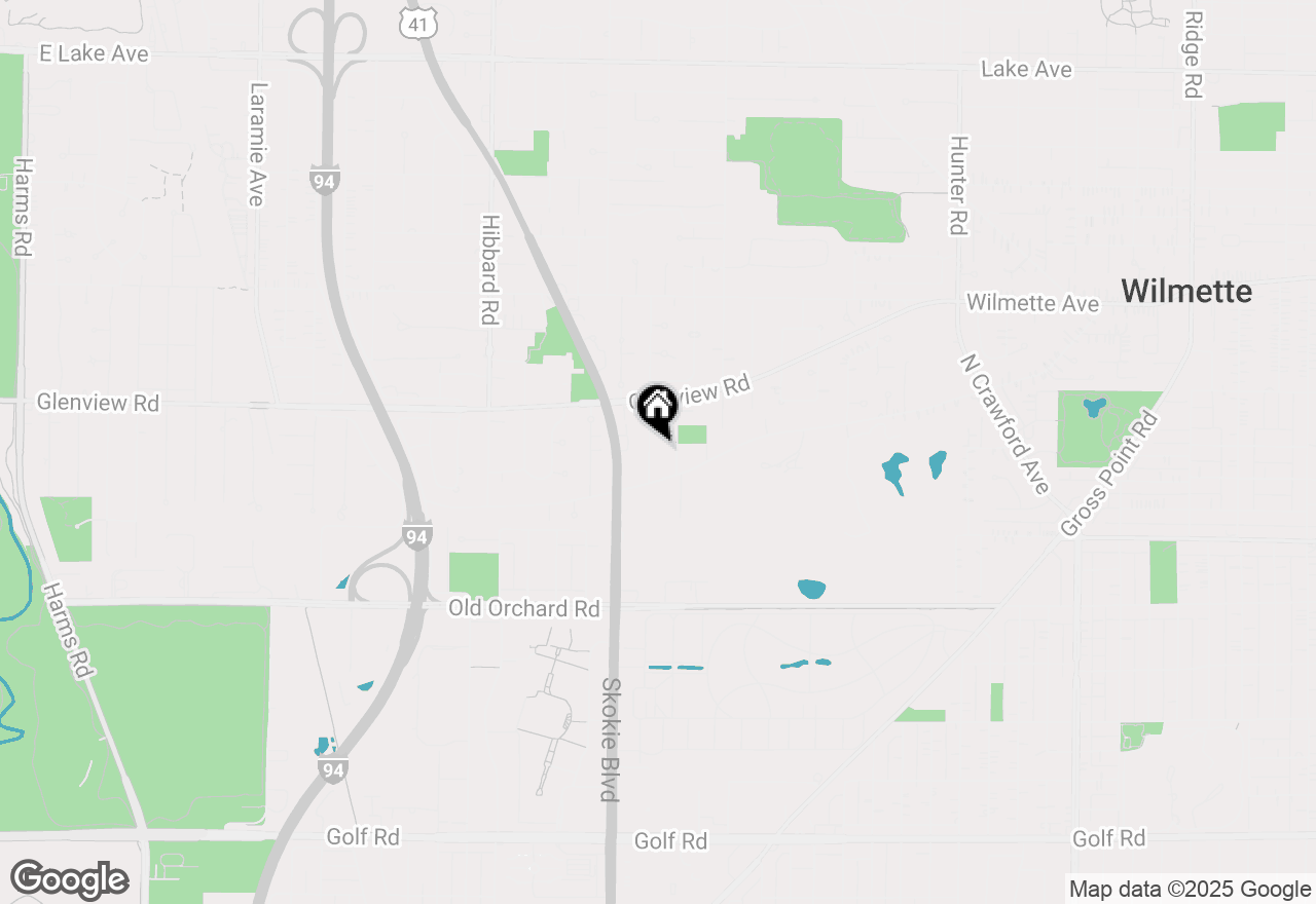 Map of 216 Sunset Drive, Wilmette, IL 60091