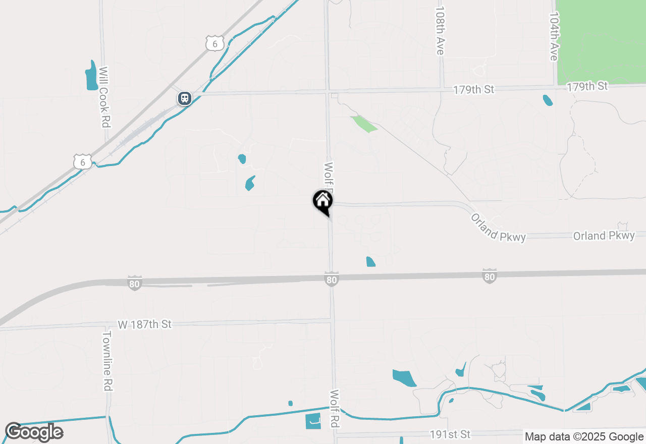 Map of 18350 Wolf Road, Orland Park, IL 60467