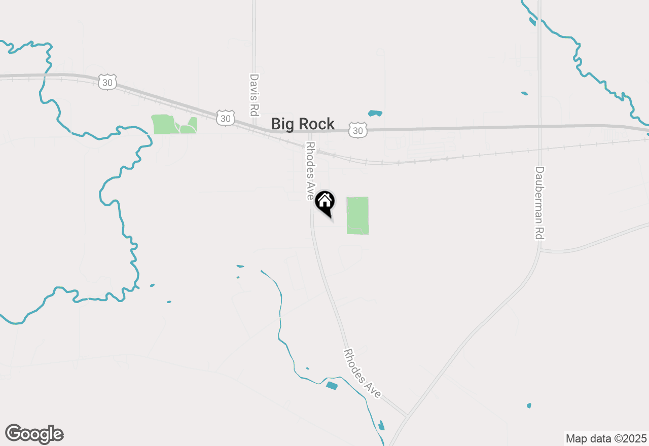 Map of 47W954 6th Street, Big Rock, IL 60511