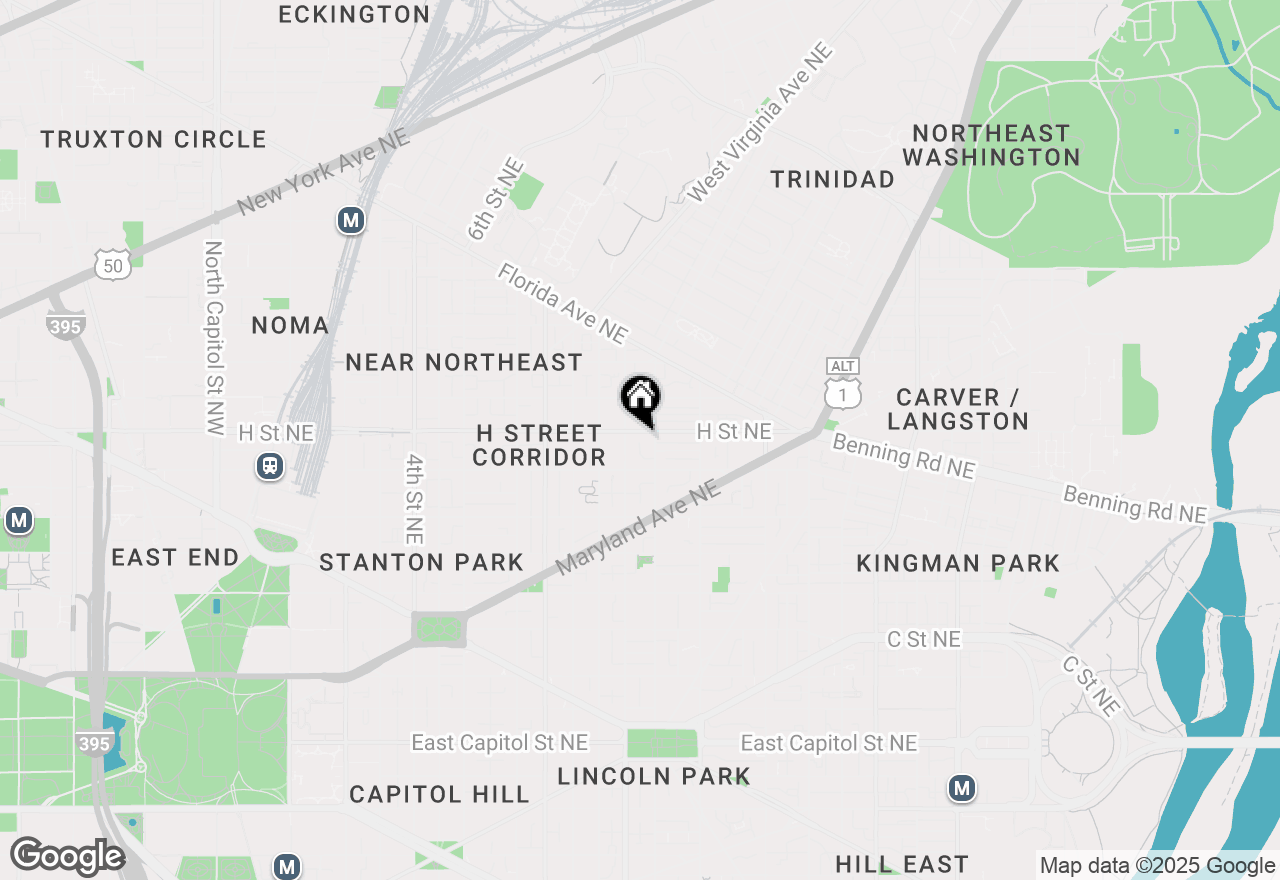 Map of 1115 H Street Ne #401, Washington, DC 20002