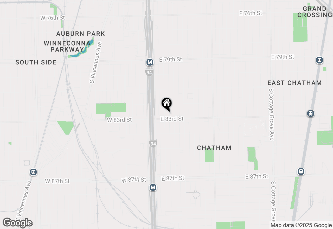 Map of 8243 S Wabash Avenue, Chicago, IL 60619