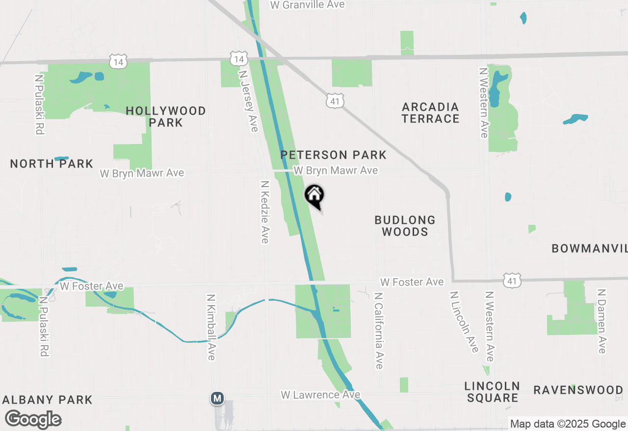 Map of 5424 N Virginia Avenue, Chicago, IL 60625