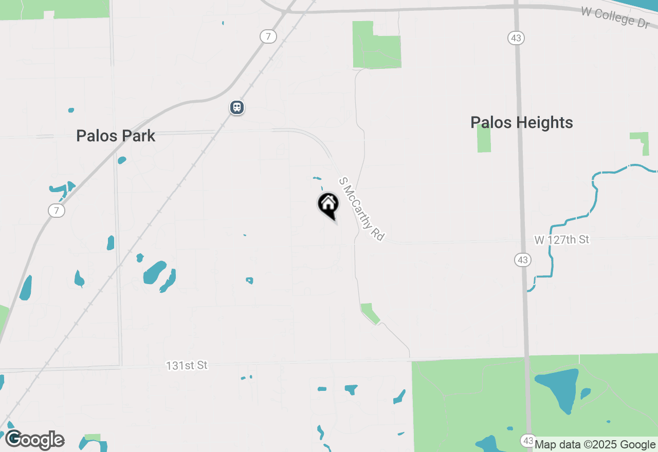 Map of 12641 S Timberlane Drive, Palos Park, IL 60464