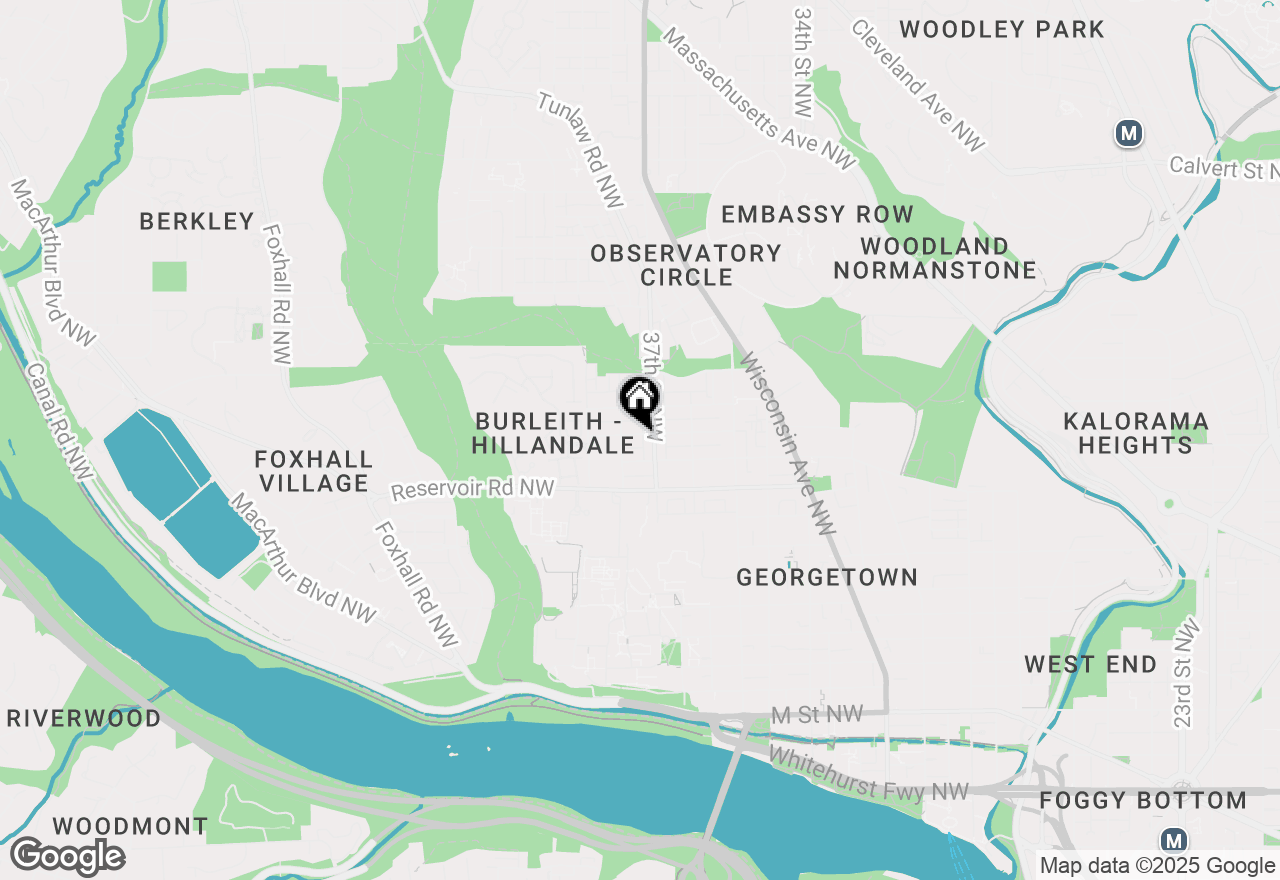 Map of 3706 S Street Nw, Washington, DC 20007