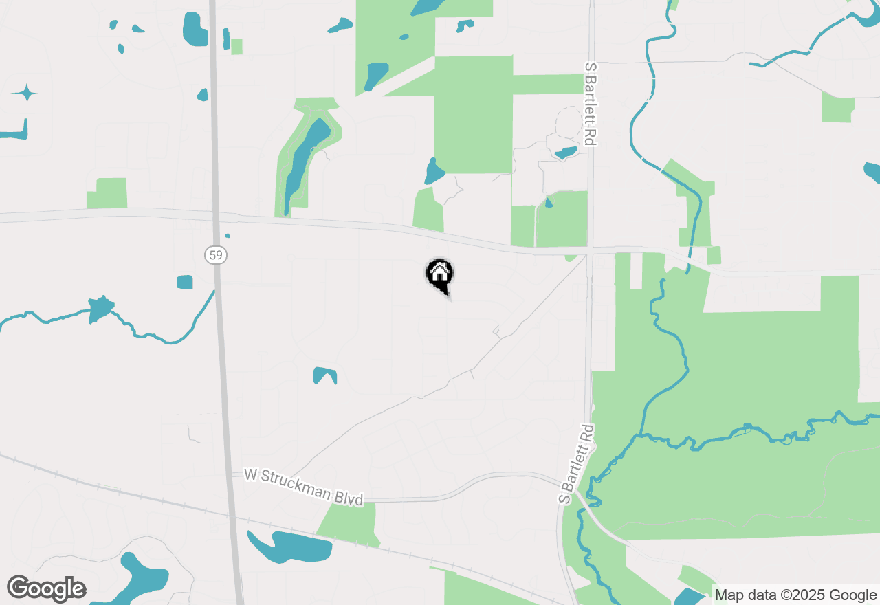 Map of 978 Sycamore Lane, Bartlett, IL 60103