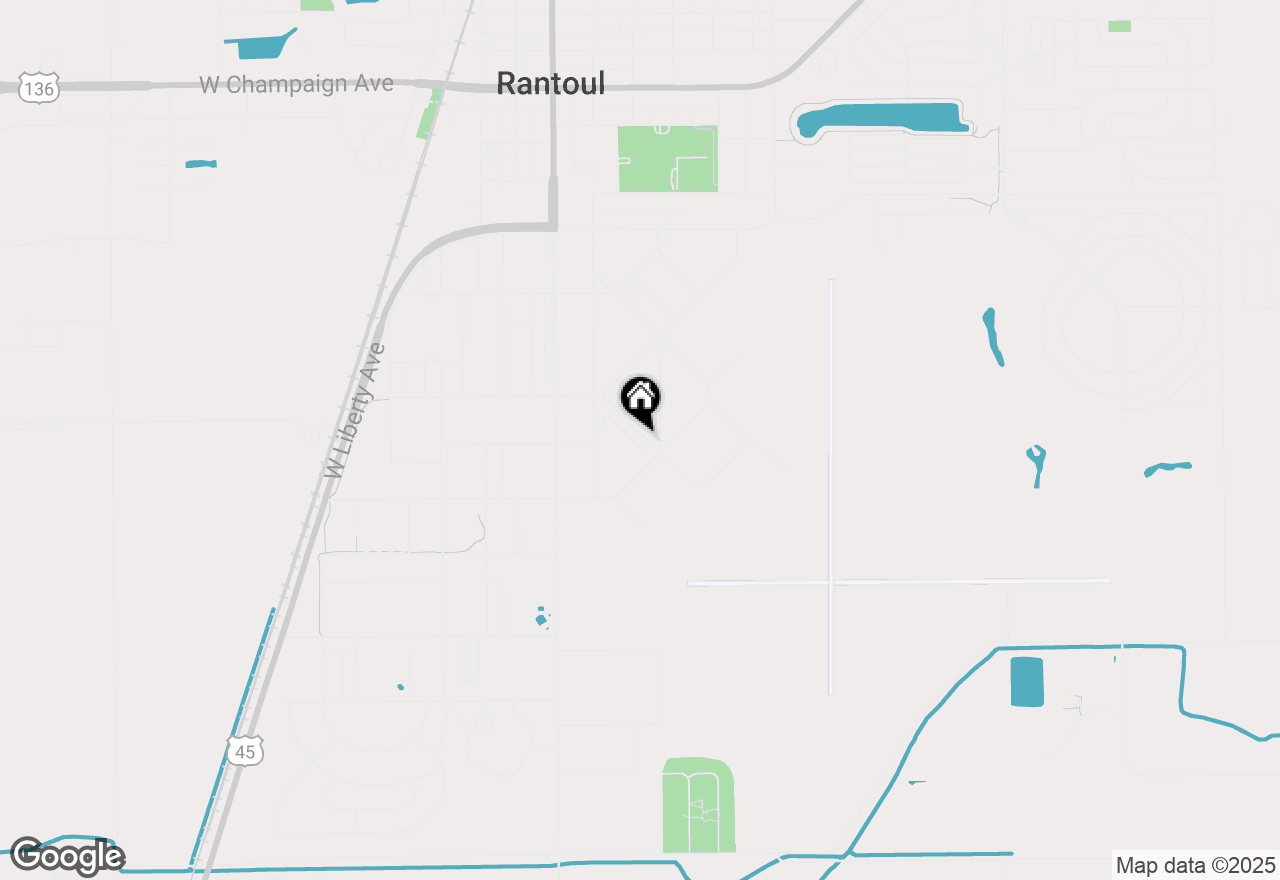 Map of 824 Arends Boulevard, Rantoul, IL 61866
