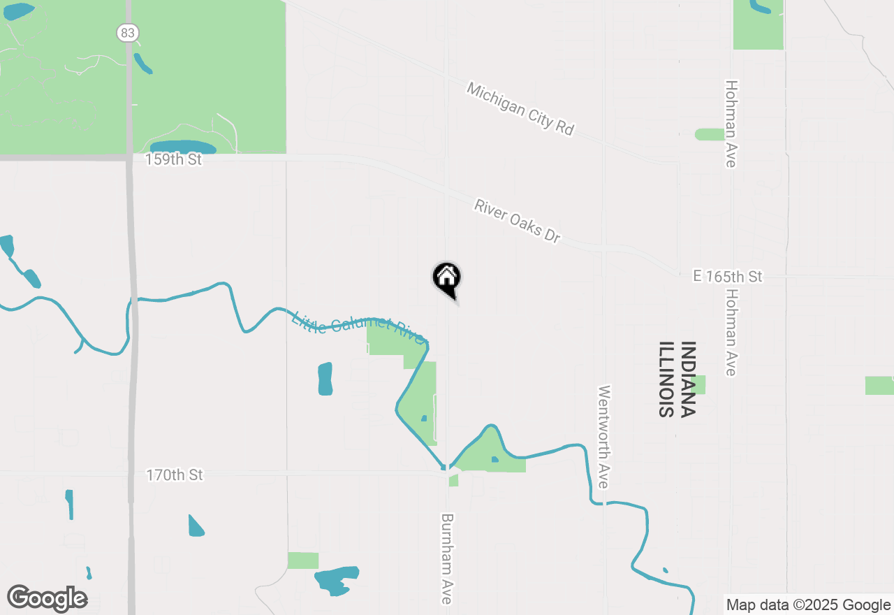 Map of 1390 Burnham Avenue, Calumet City, IL 60409