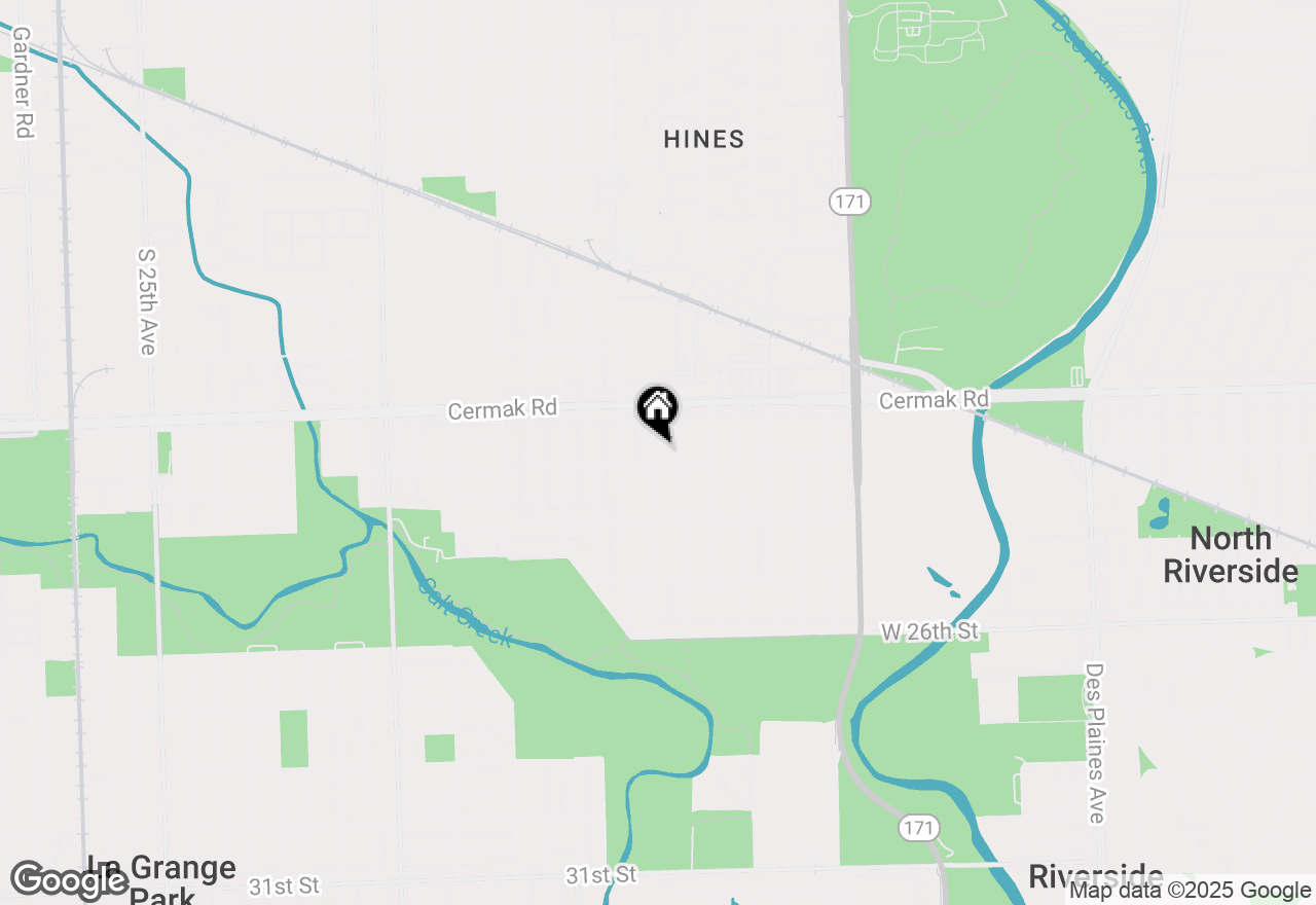 Map of 2253 S 8th Avenue, North Riverside, IL 60546