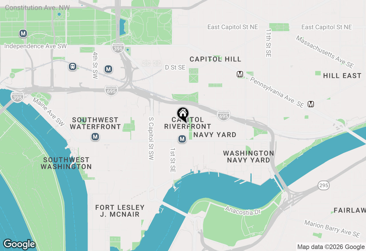 Map of 1000 New Jersey Avenue Se #908, Washington, DC 20003