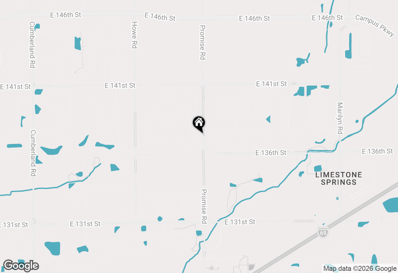 Map of 13701 Blooming Orchard Drive, Fishers, IN 46038
