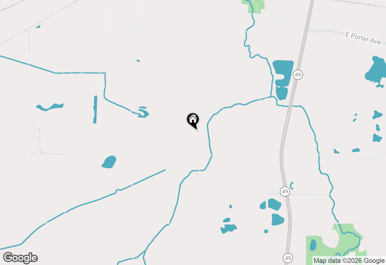 Map of 1605 Old Farm Lane, Chesterton, IN 46304