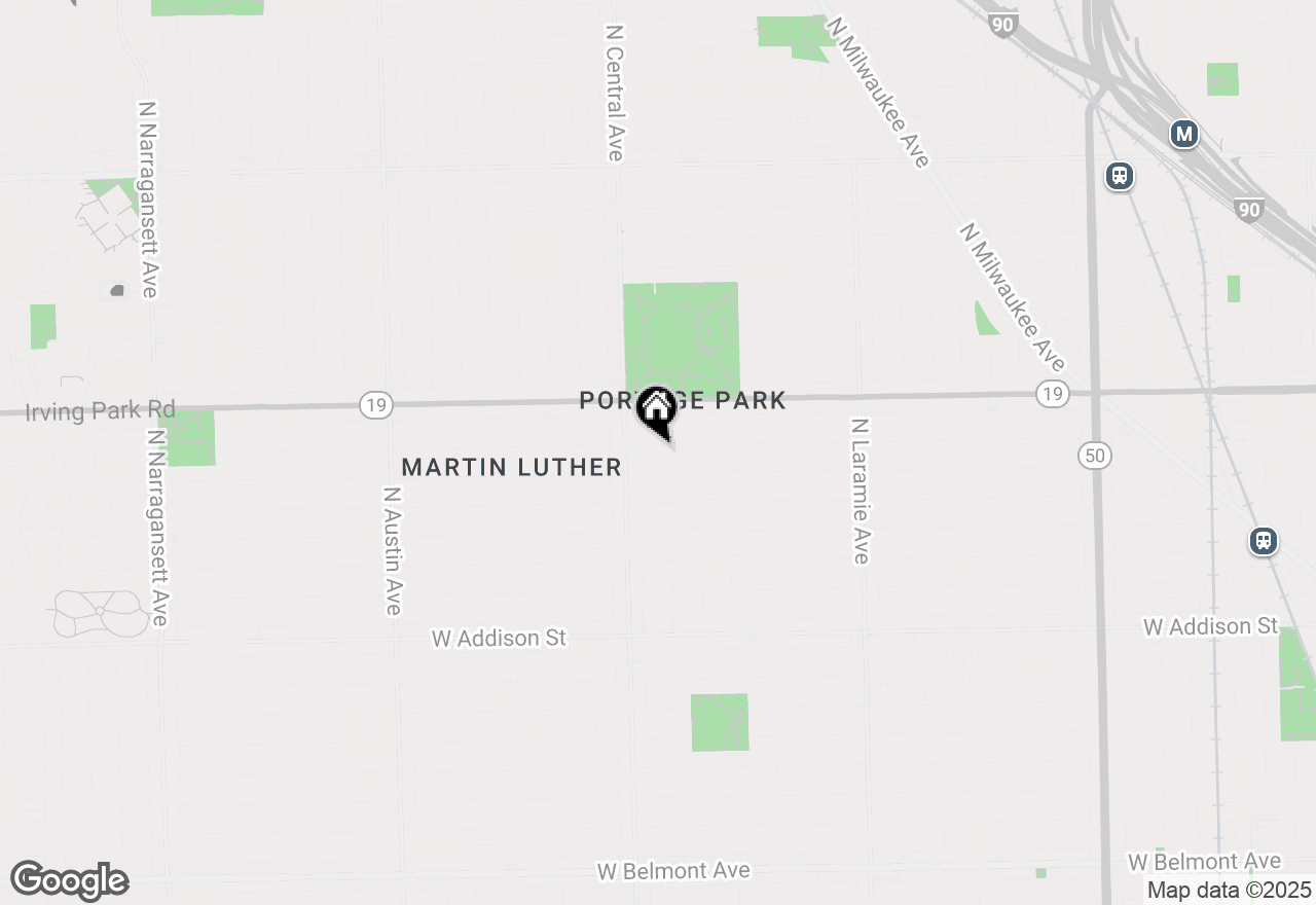 Map of 5524 W Byron Street, Chicago, IL 60641