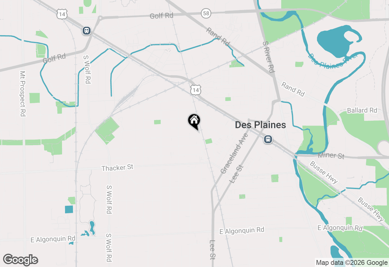 Map of 1094 Walter Avenue, Des Plaines, IL 60016