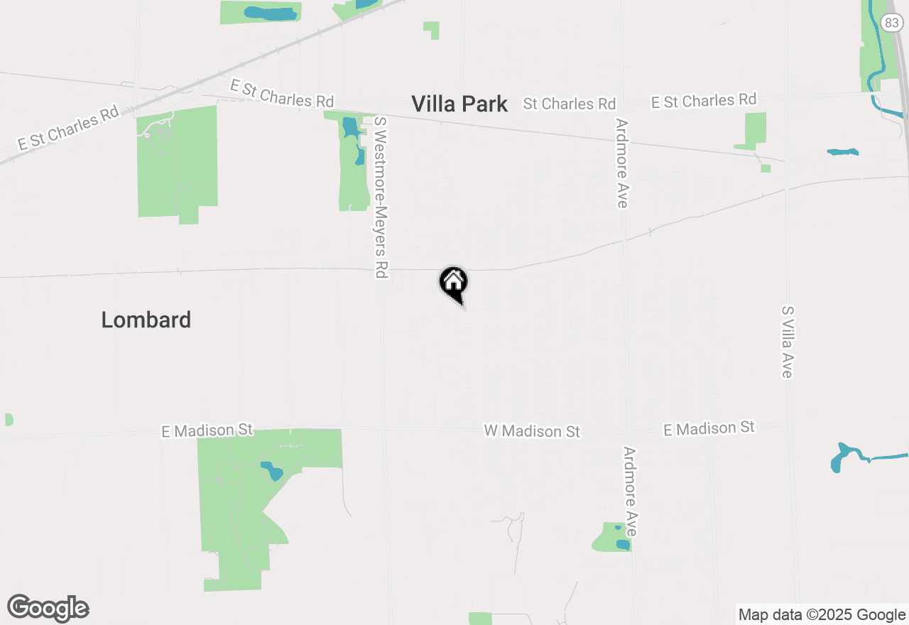 Map of 1138 E Woodrow Avenue, Lombard, IL 60148