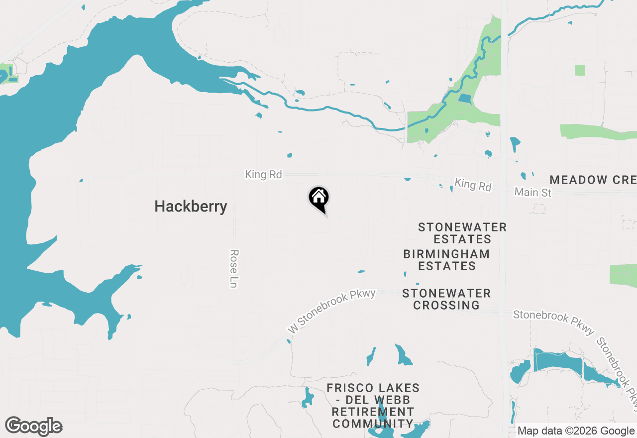 Map of 1712 Plantation Crest Drive, Frisco, TX 75036