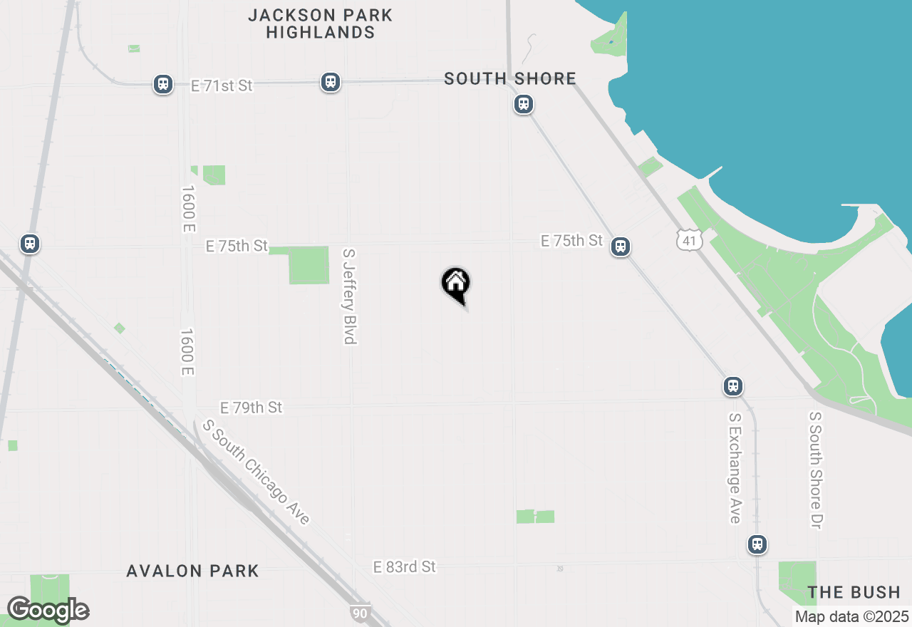 Map of 7649 S Luella Avenue, Chicago, IL 60649