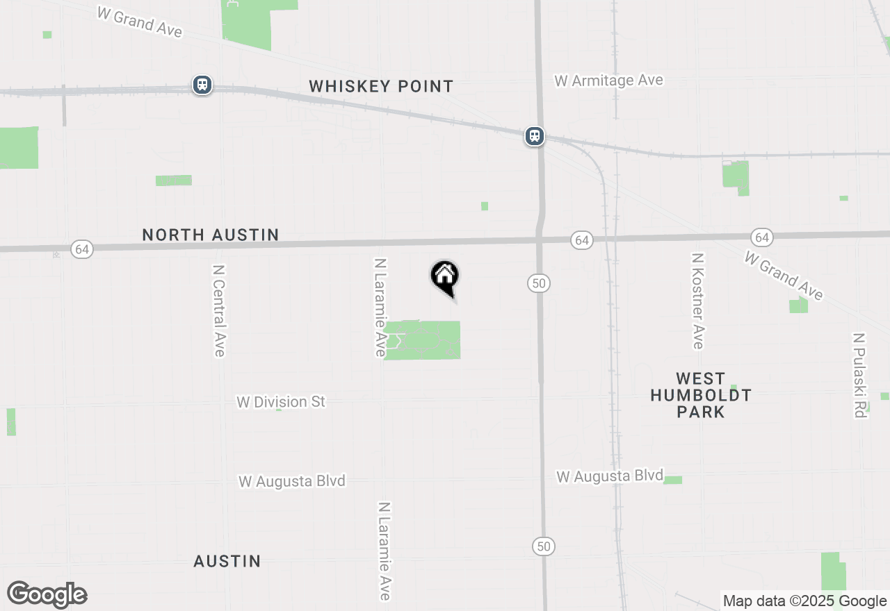 Map of 1421 N Lawler Avenue, Chicago, IL 60651