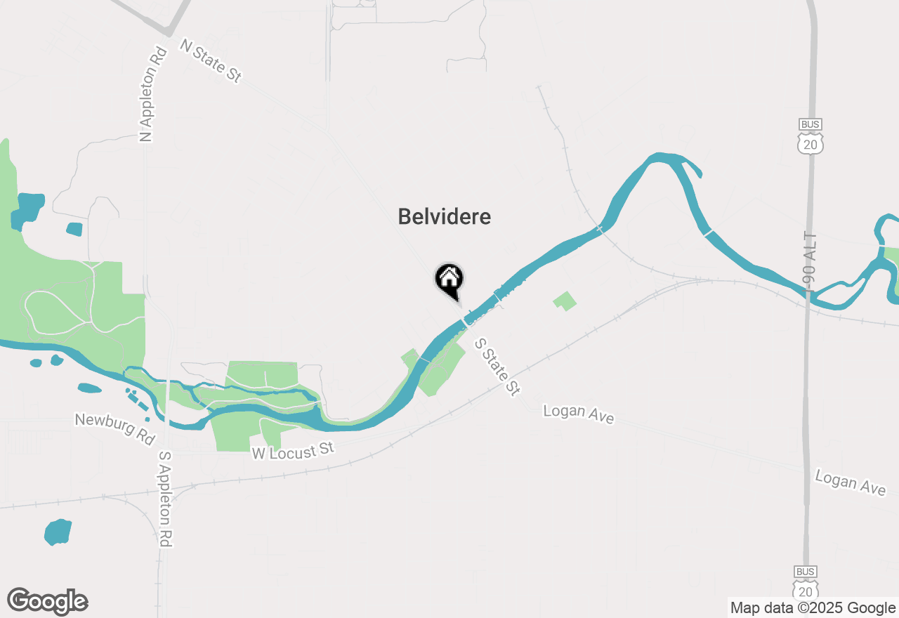 Map of 120 N State Street, Belvidere, IL 61008