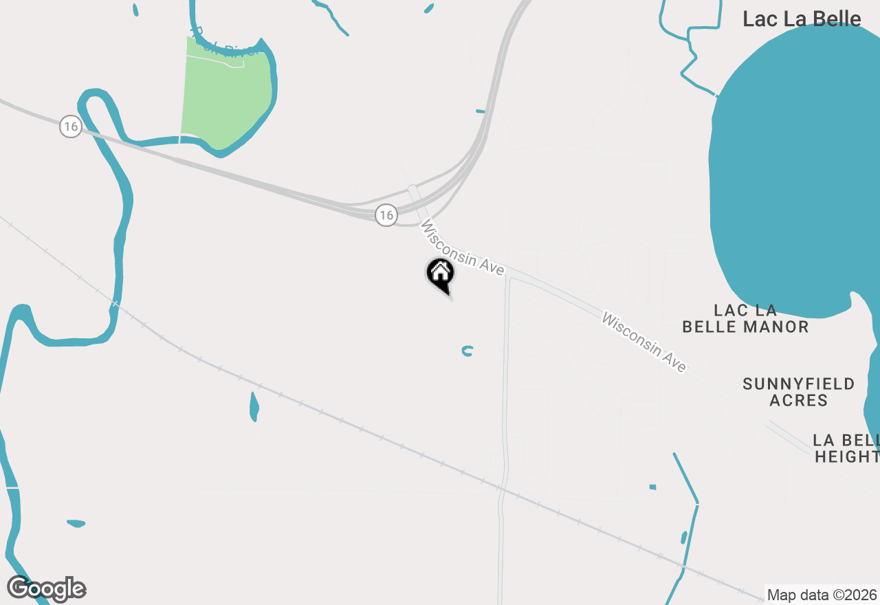 Map of W383 Madison Ave #W385, Ixonia, WI 53036