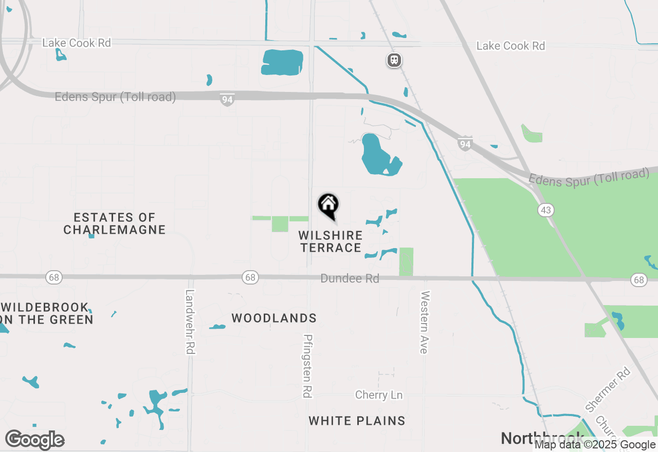 Map of 627 Dunsten Circle, Northbrook, IL 60062