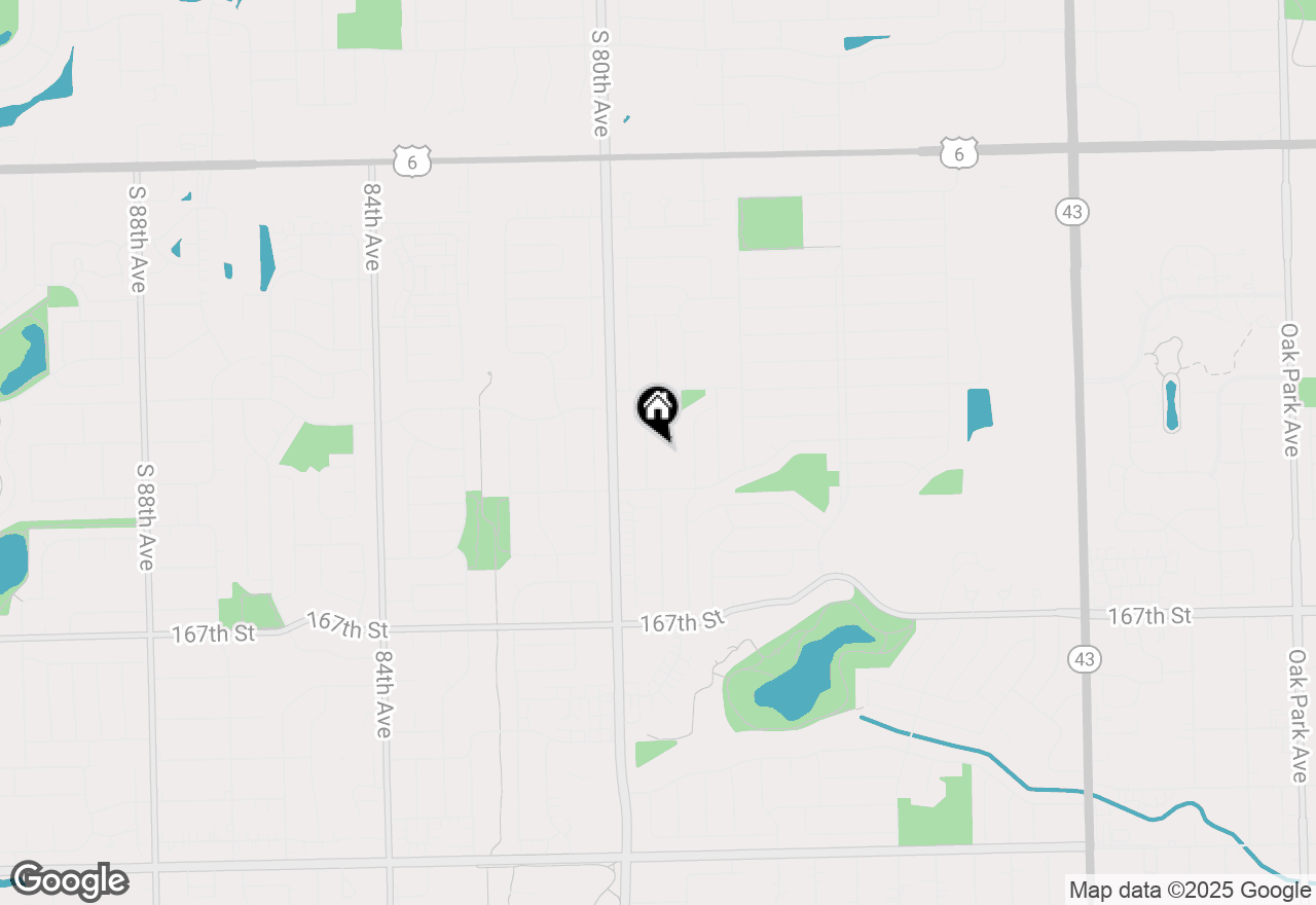 Map of 7927 164th Place #236, Tinley Park, IL 60477