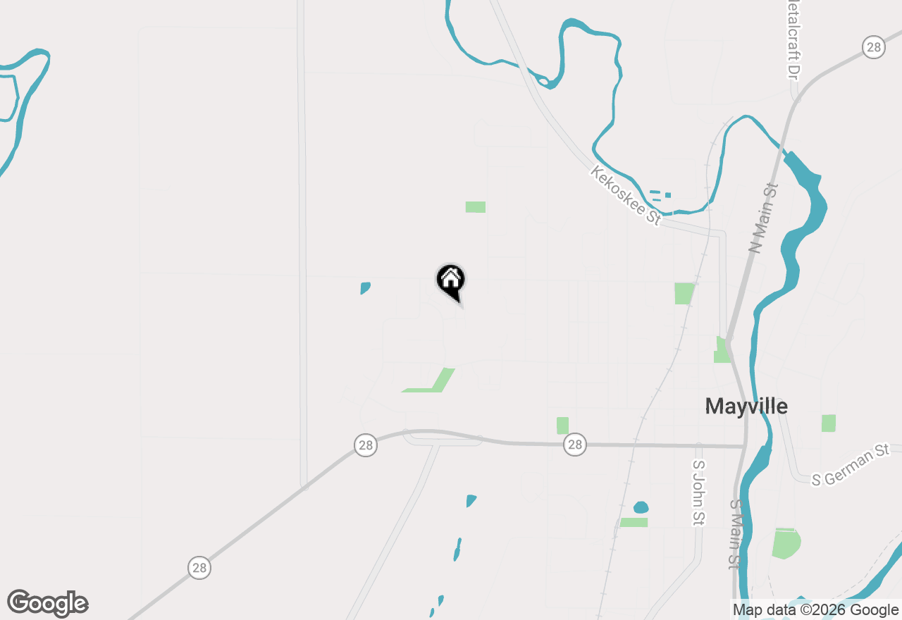 Map of 322 Brookside Dr #6, Mayville, WI 53050