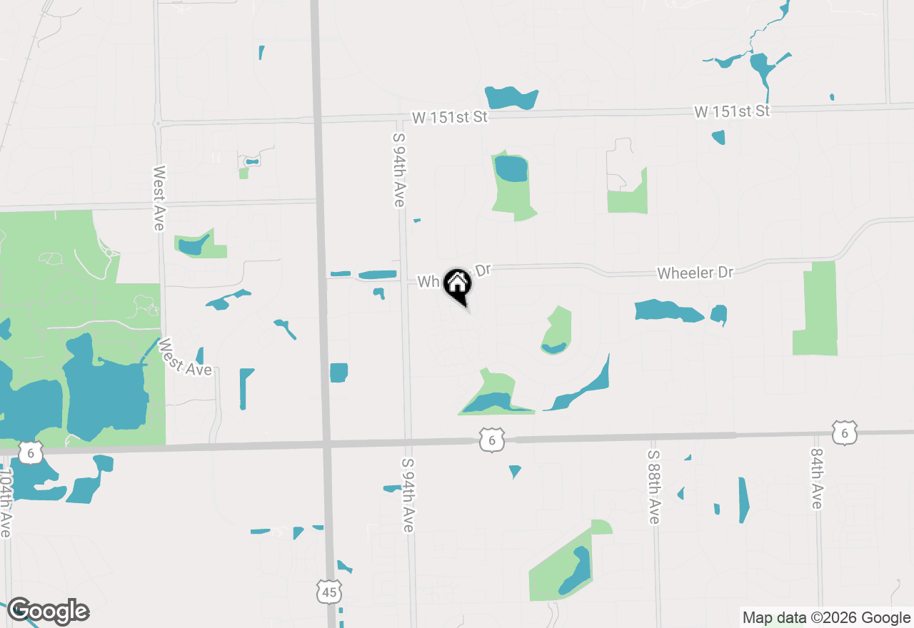 Map of (Address confidential), Orland Park, Illinois 60462