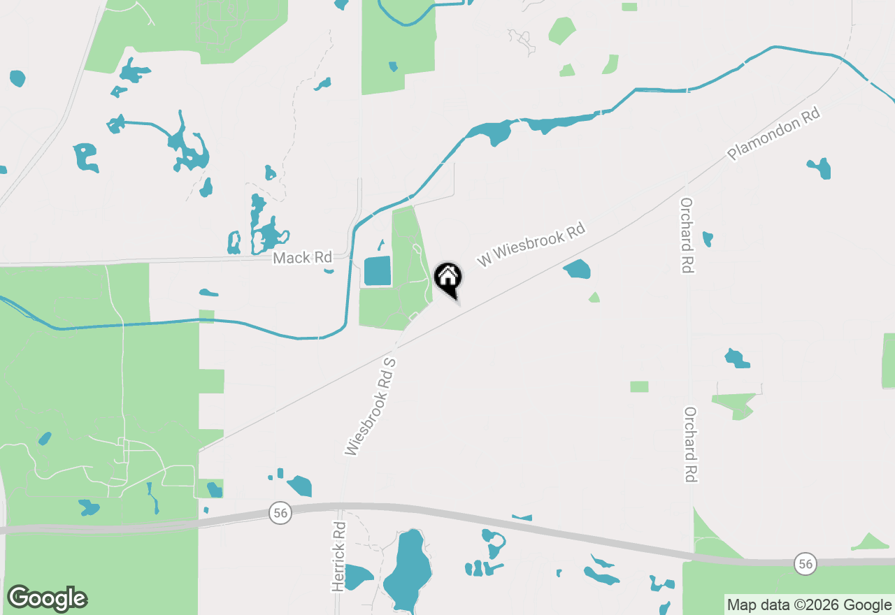 Map of 26W421 Wiesbrook Road, Wheaton, IL 60189