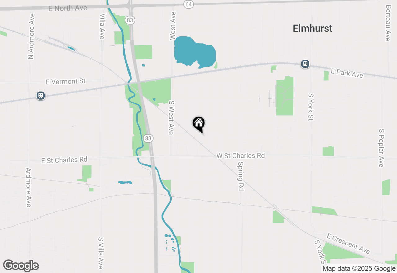 Map of 452 W Alma Street, Elmhurst, IL 60126