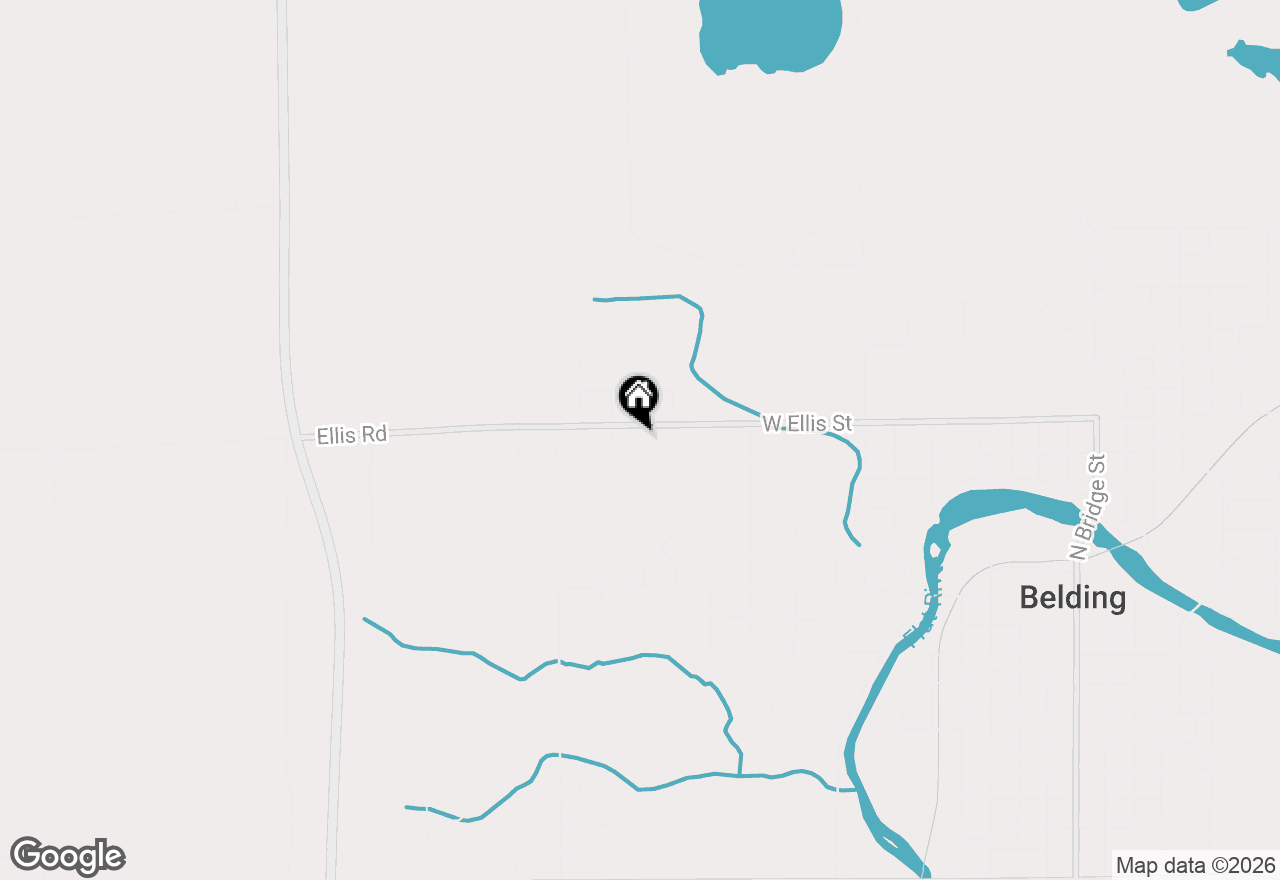 Map of 1305 W Ellis Street, Belding, MI 48809