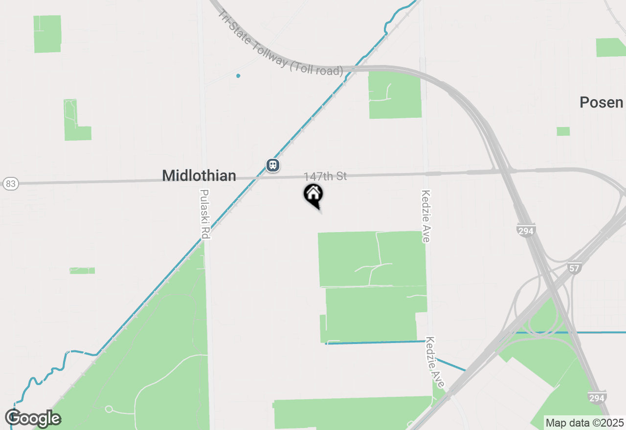 Map of 14826 Central Park Avenue, Midlothian, IL 60445