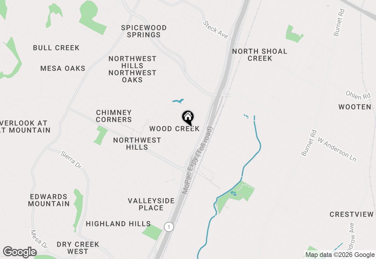Map of 7201 Wood Hollow Dr #322, Austin, TX 78731