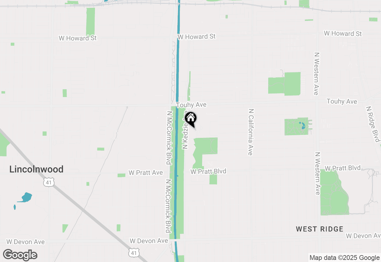 Map of 7033 N Kedzie Avenue #911, Chicago, IL 60645