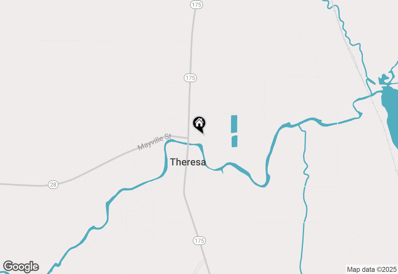 Map of 207 Park St, Theresa, WI 53091