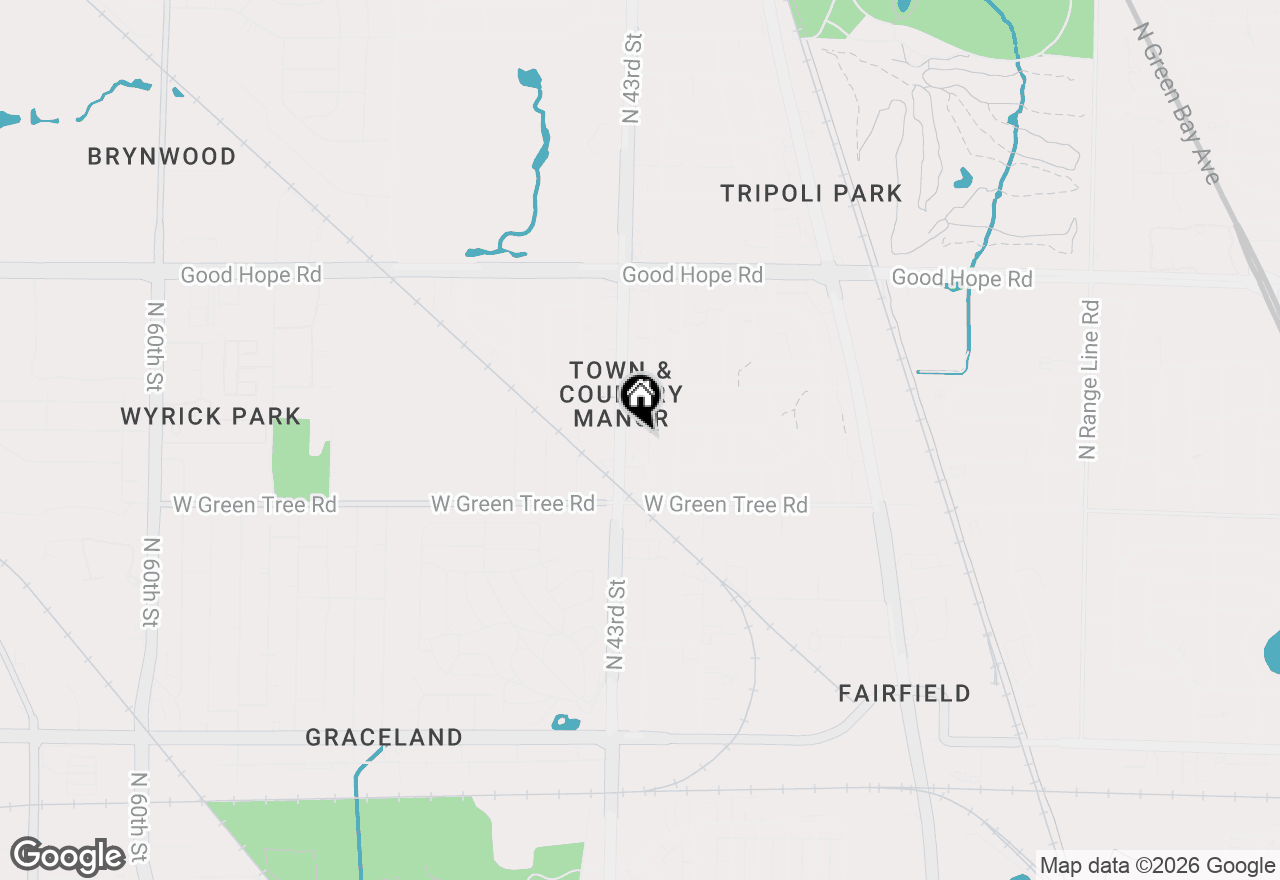 Map of 6909 N 42nd St #6911, Milwaukee, WI 53209