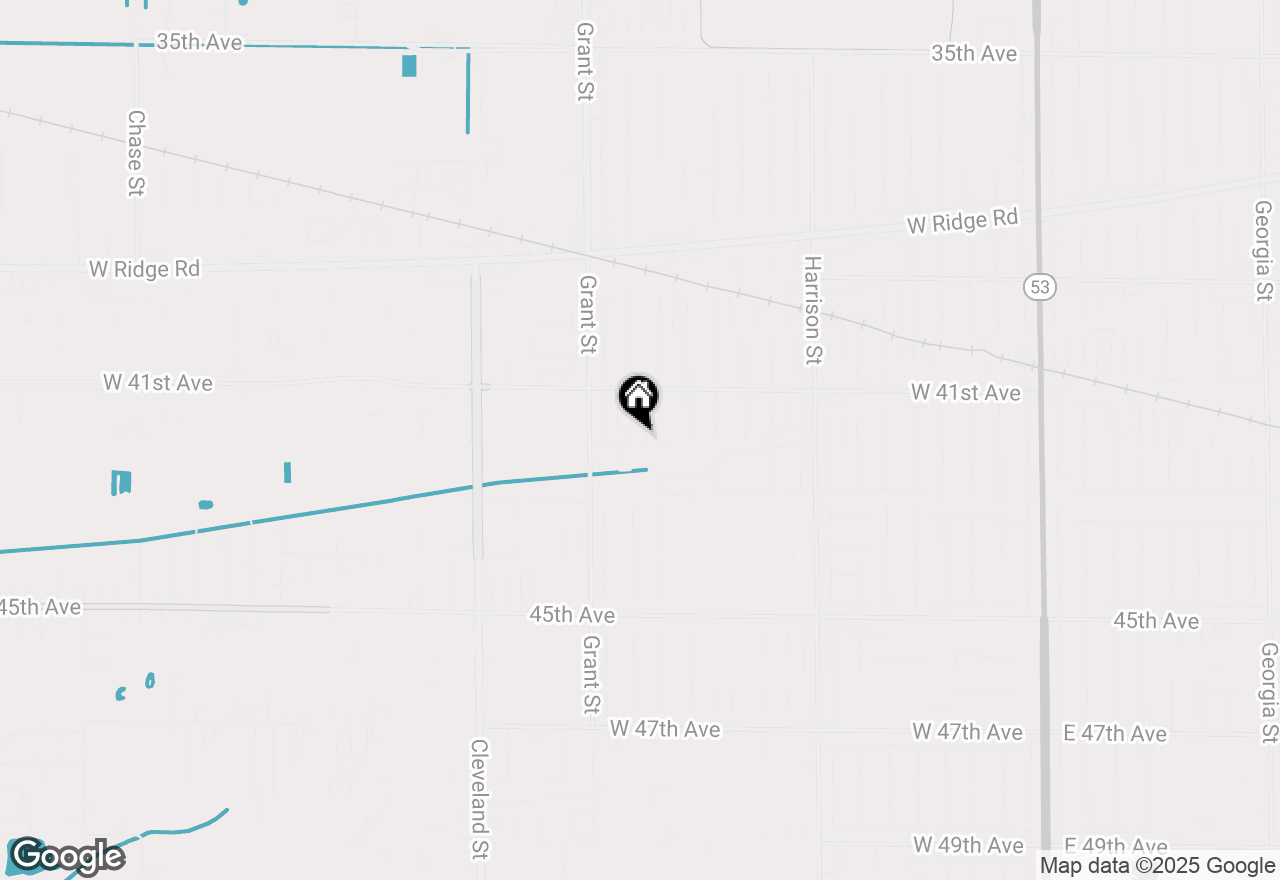 Map of 4164 Lincoln Street, Gary, IN 46408