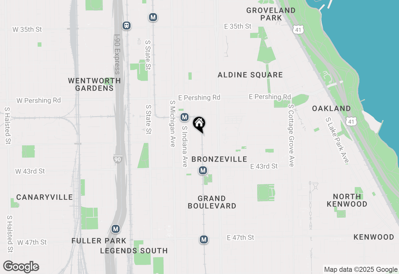 Map of 4109 S Prairie Avenue #GN, Chicago, IL 60653