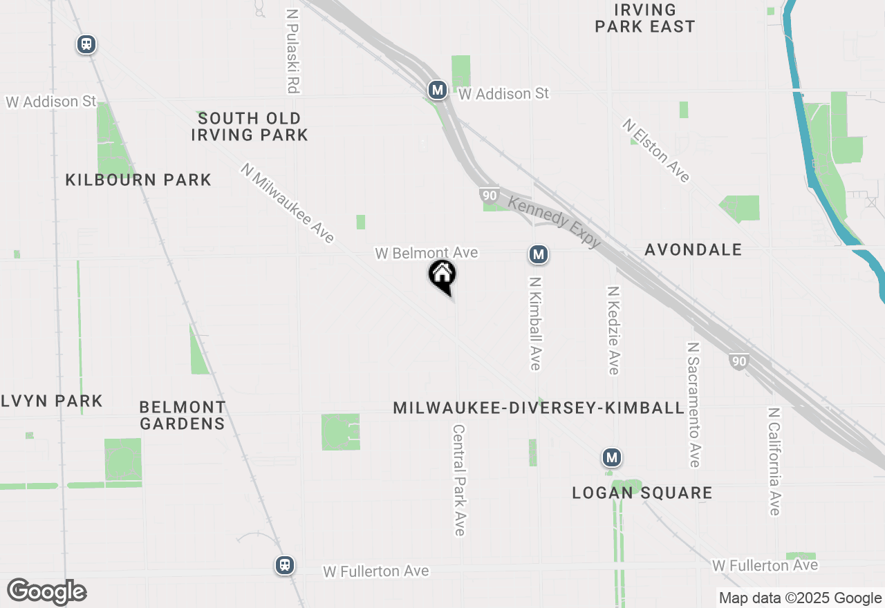 Map of 3043 N Monticello Avenue #2, Chicago, IL 60618