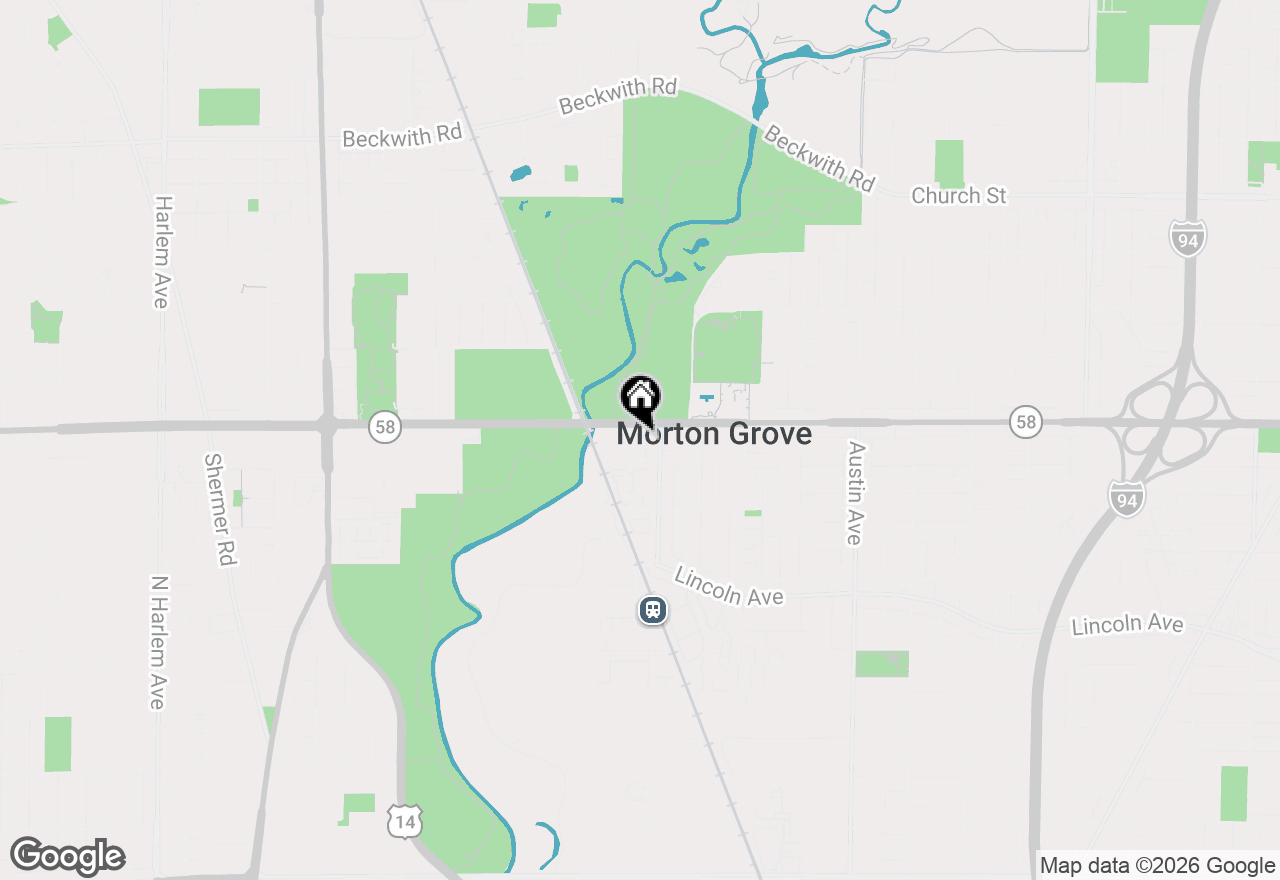 Map of 8735 Narragansett Avenue, Morton Grove, IL 60053