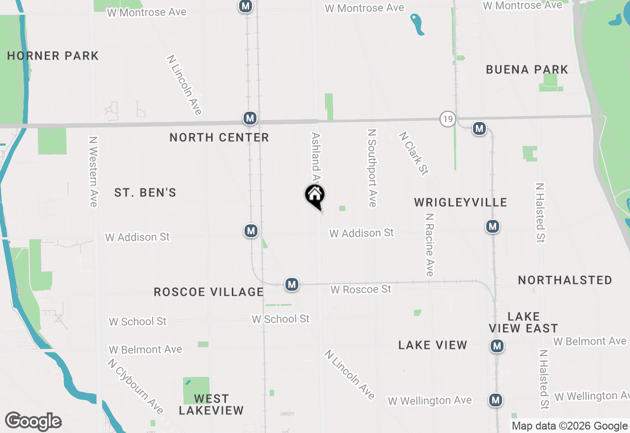 Map of 3636 N Ashland Avenue, Chicago, IL 60613