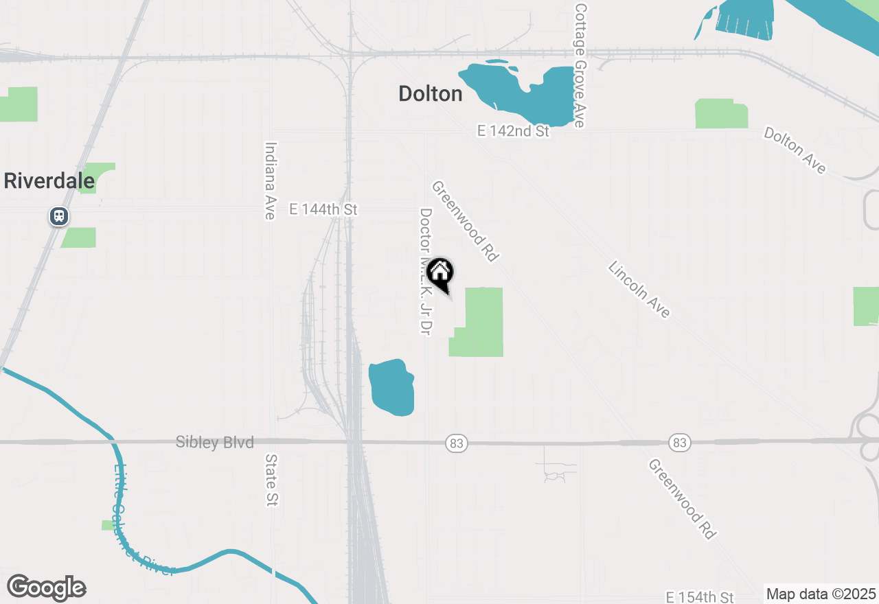 Map of 14618 Grant Street, Dolton, IL 60419