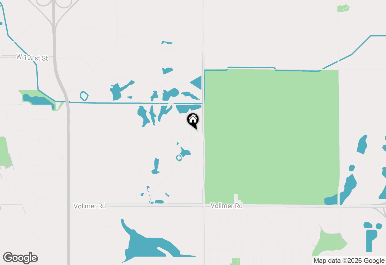 Map of 43 Corinth Drive, Tinley Park, IL 60477