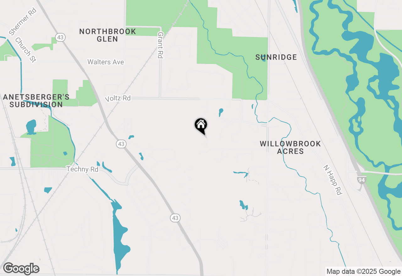 Map of 1812 Braeside Lane, Northbrook, IL 60062